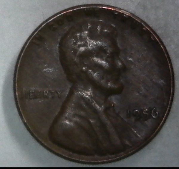 1956-P-Lincoln-Wheat-Cent-With-Huge-